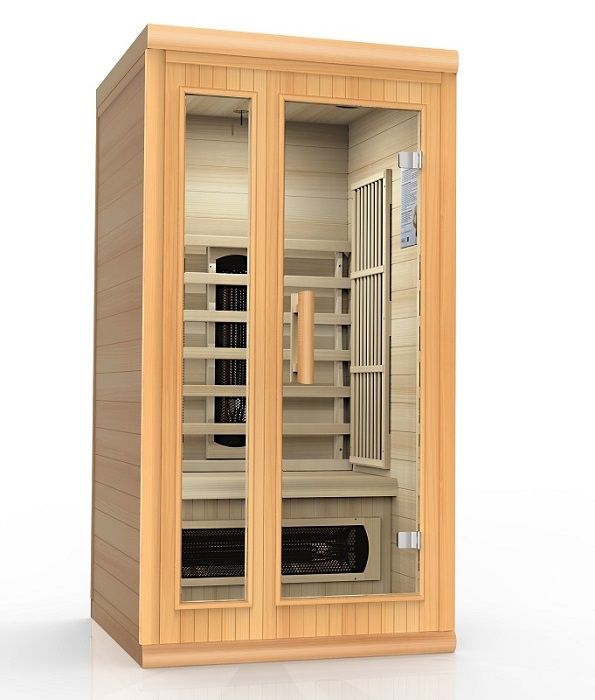 Uitvoerder Aan boord Outlook Infrarood Sauna 1-persoons 100 cm bij 90 cm € 1799,-