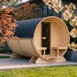 BUITENSAUNA BARRELSAUNA 186 MET VERANDA