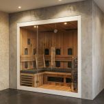 COMBINATIE SAUNA 185 VALERO INBOUW (INFRAROOD + TRADITIONEEL)