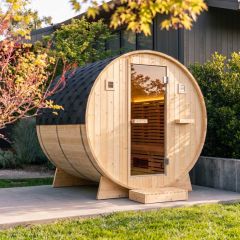 BUITENSAUNA BARRELSAUNA 130 MINI INFRAROOD