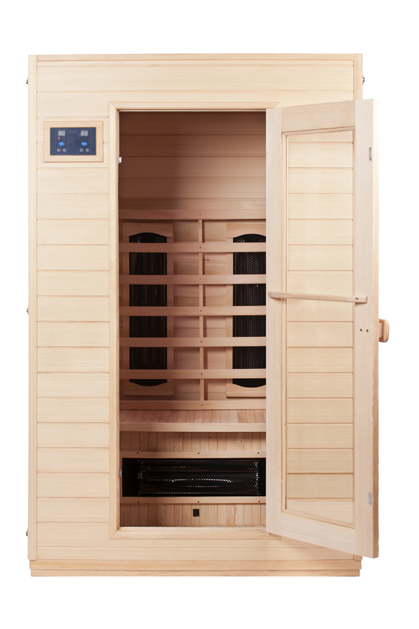 tweedehands schapen Dicteren Infrarood sauna 2 Full spectrum met straler Actieprijs € 1899,- |  SuperSauna ®